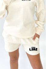 Studio leisure bubble ecru printed shorts